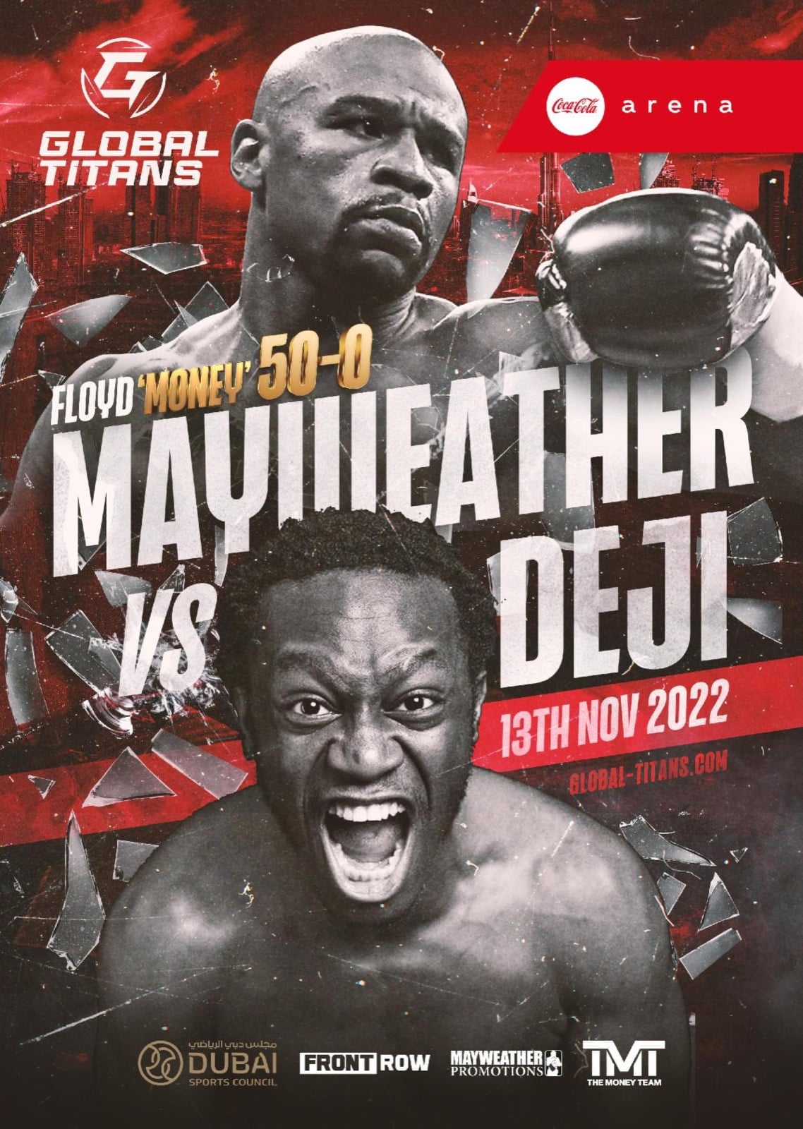 Mayweather vs Deji In Dubai on November 13