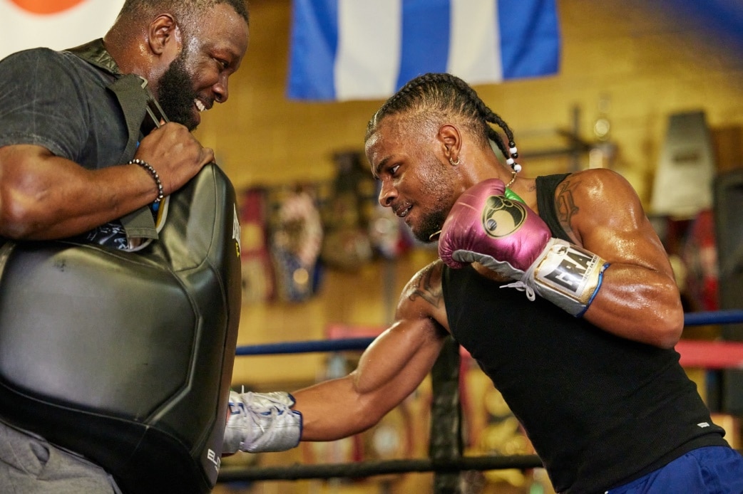 Ashton “H20” Sylve Dazzles During Long Beach, Calif. Media Workout