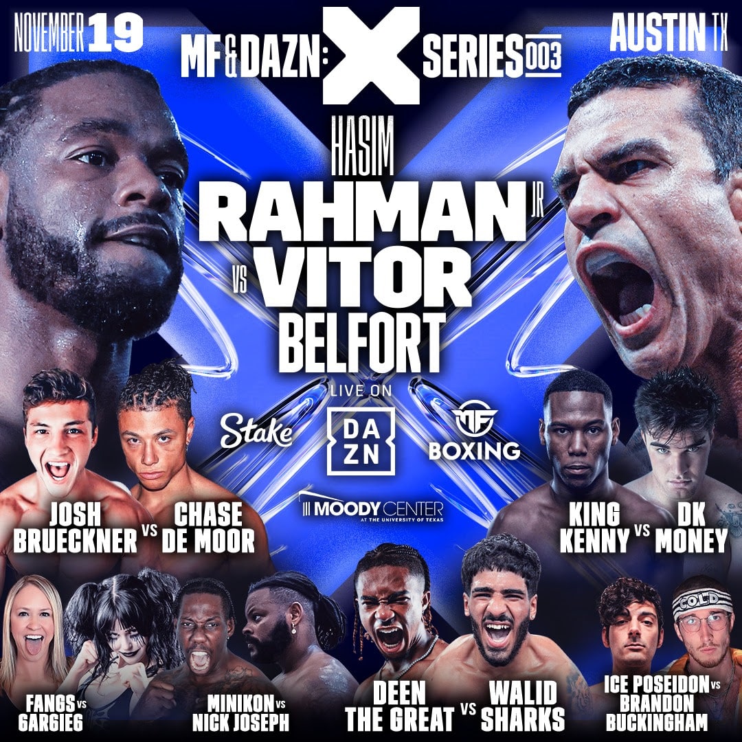 MisFits DAZN X Series 003 Full Card Announcement Crossover 
