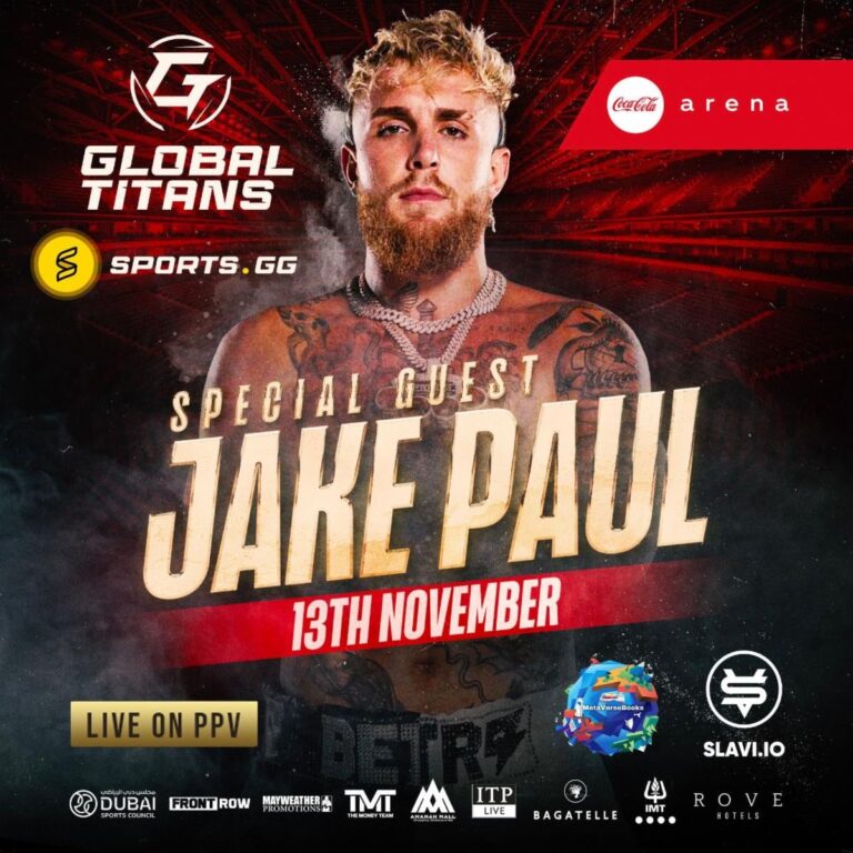 Jake Paul: "Dubai…It’s about to be a party! I’m ready to step in if Tommy pulls out!"
