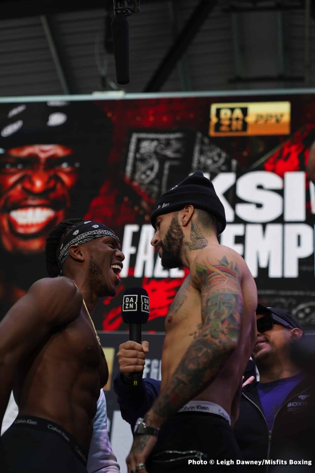 KSI Faze Temper Weigh In Results Photos Misfits DAZN X Series Crossover