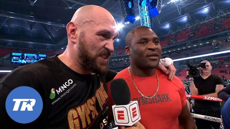 Tom Aspinall: The whole world would watch Tyson Fury vs Ngannou