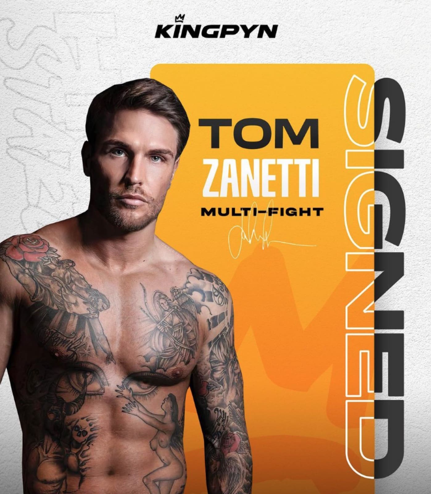 Tom Zanetti Has Signed A Multi-fight Deal Exclusively With KINGPYN ...