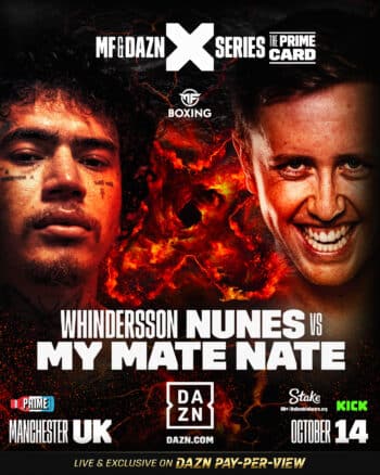 Whindersson Nunes vs My Mate Nate Clash on DAZN's X Series Event in Manchester!