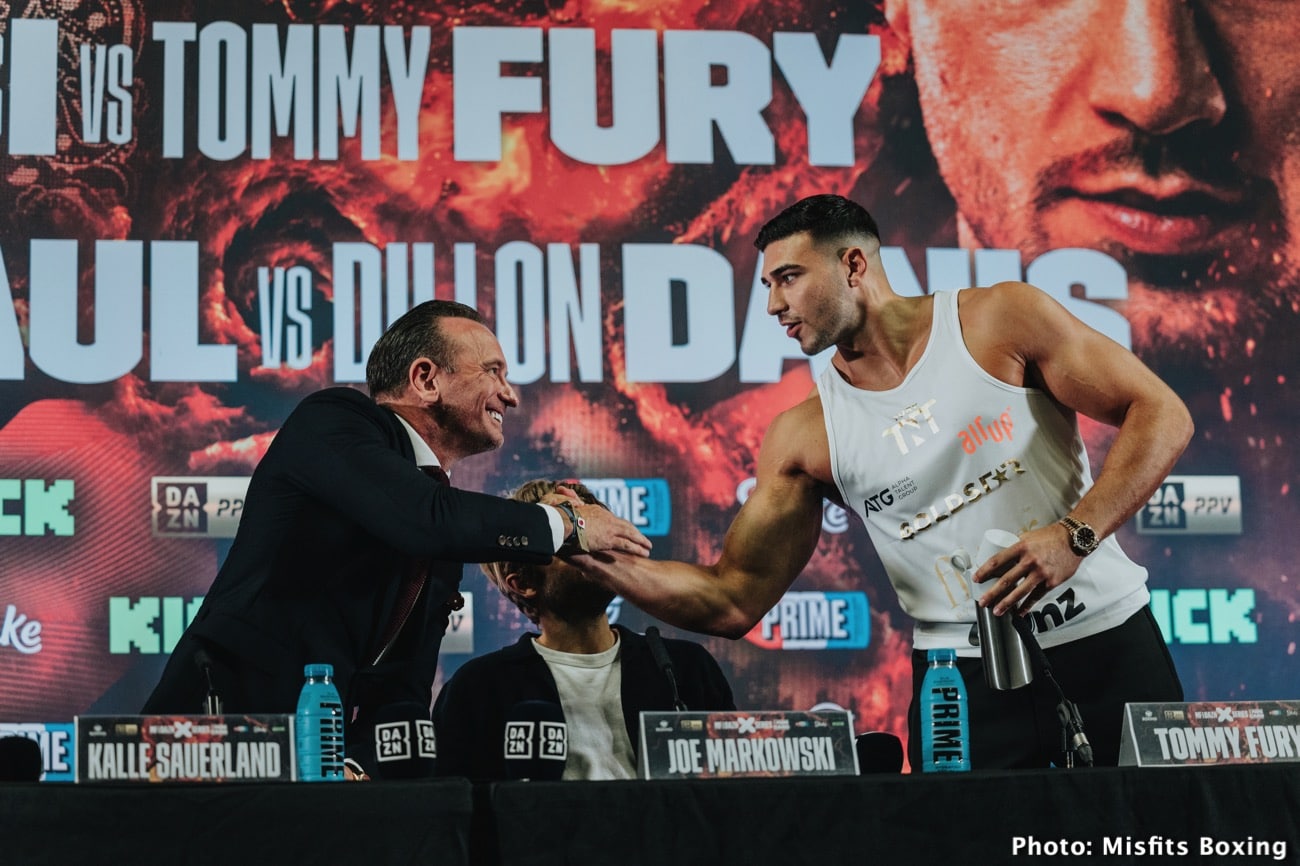 KSI vs Tommy Fury: Date, Start Time, TV & Streaming