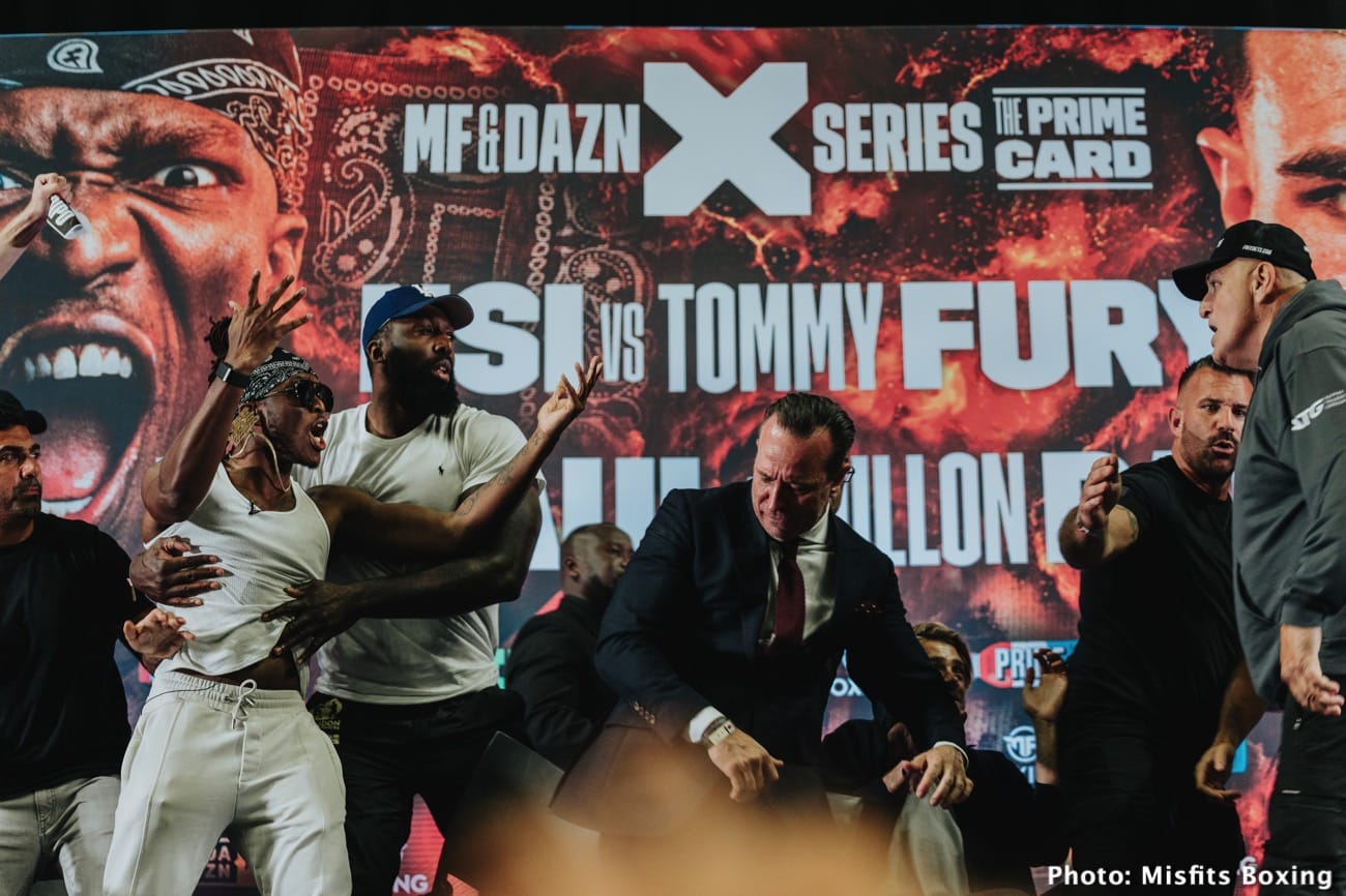 KSI vs Tommy Fury: Date, Start Time, TV & Streaming