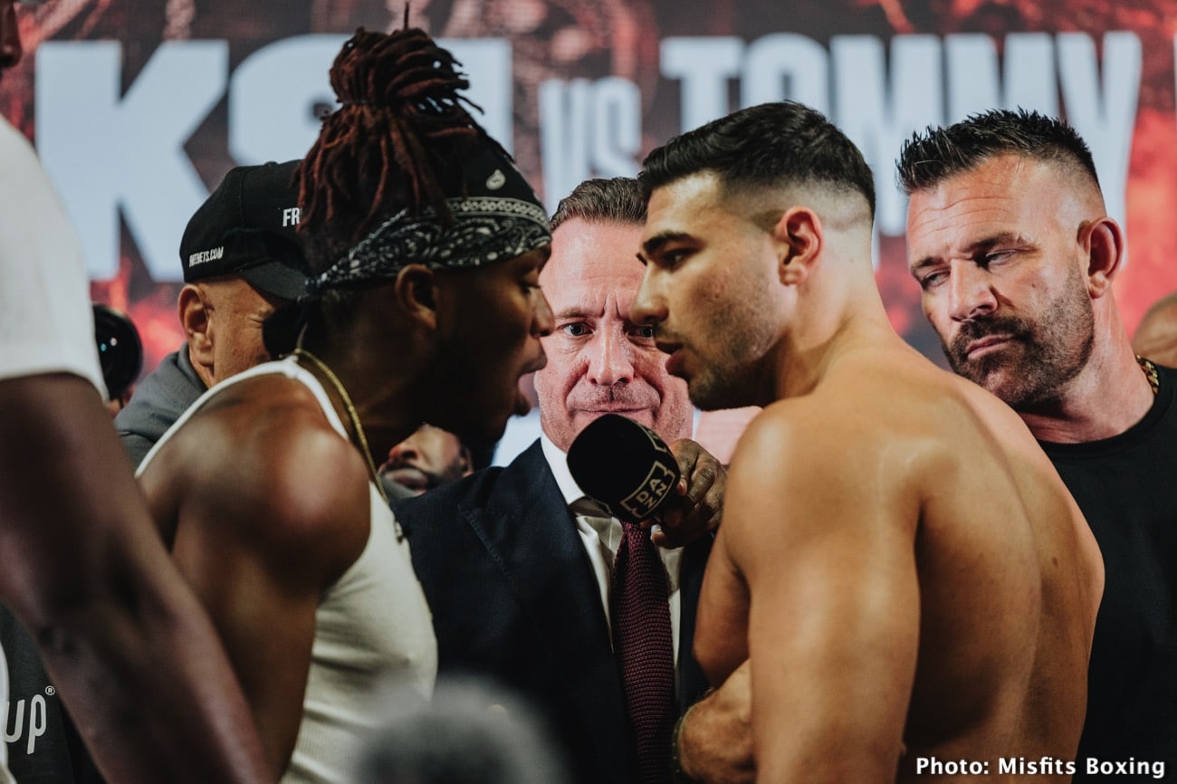 KSI vs Tommy Fury: Date, Start Time, TV & Streaming