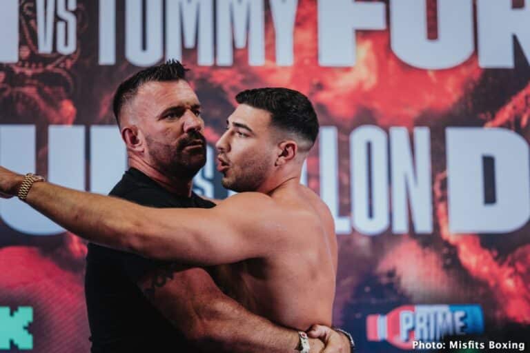 Tommy Fury and Logan Paul big odds-on favourites to beat KSI and Dillon Danis