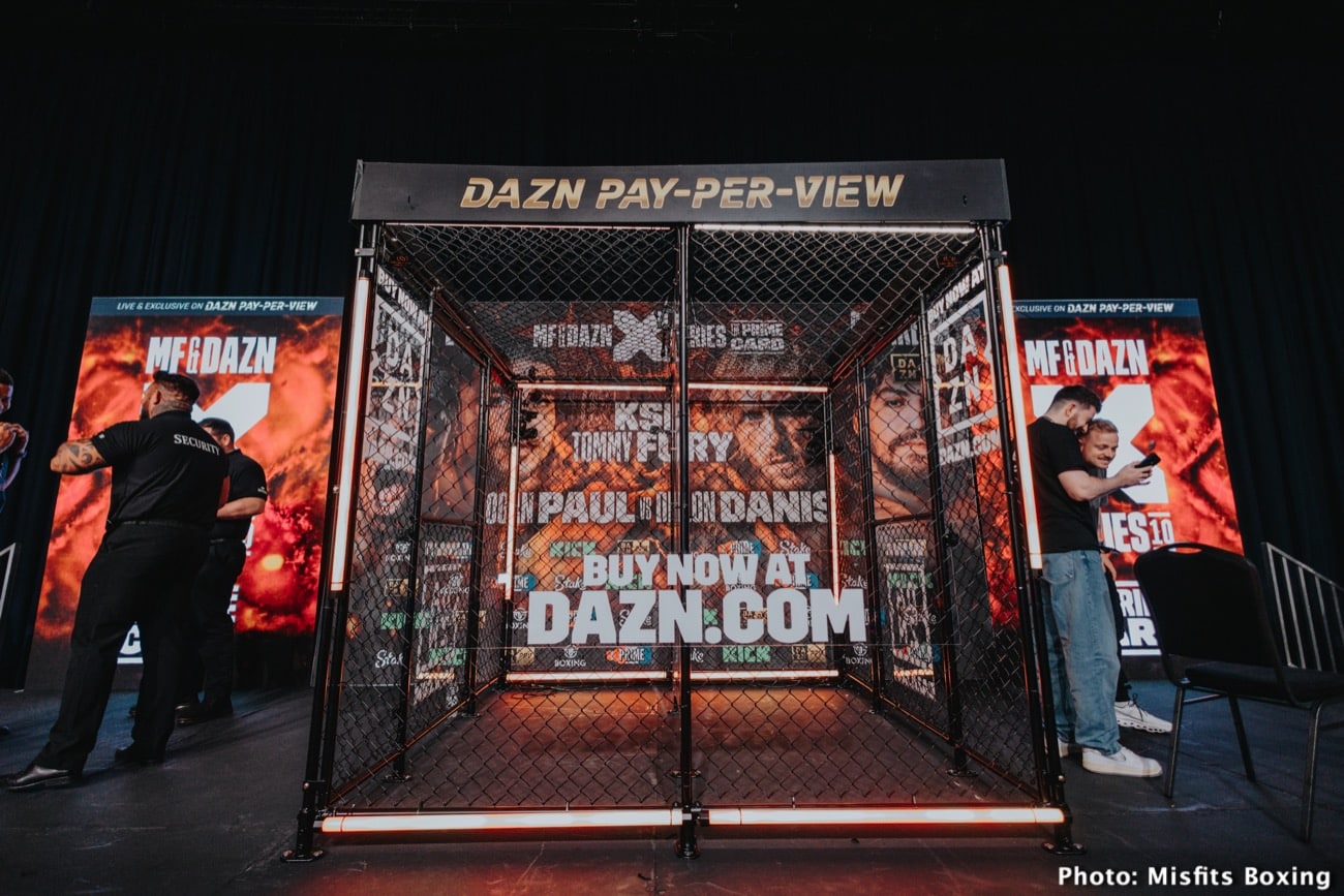 KSI vs Fury, Paul vs Danis LIVE on DAZN TONIGHT!