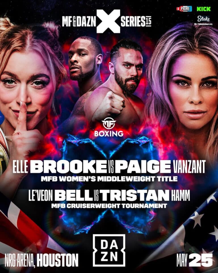 Elle Brooke vs Paige VanZant: A Monumental Crossover Boxing Showdown at MF & DAZN: X Series 15