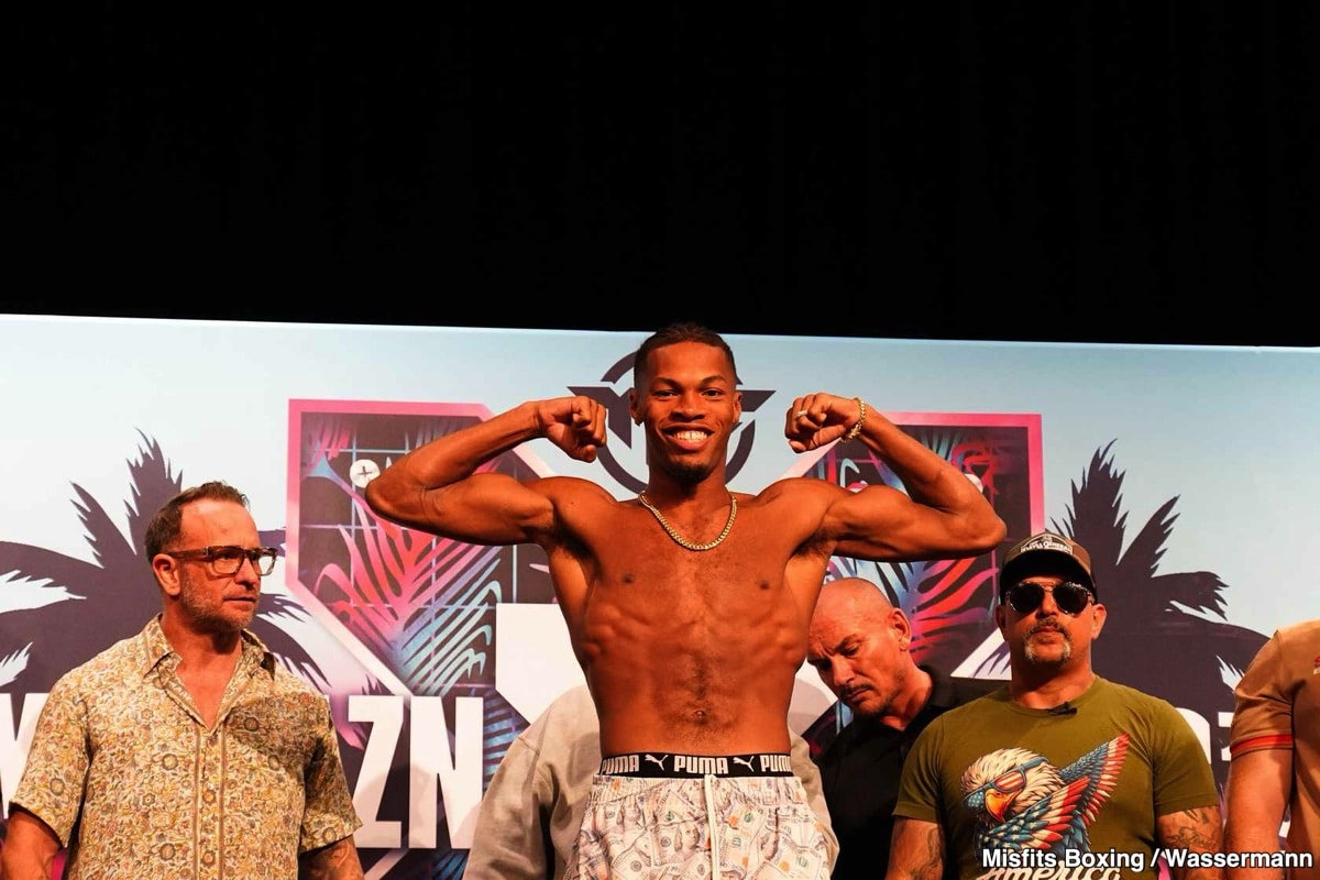 MF & DAZN: X Series 16 in Miami - DAZN Weigh In Results