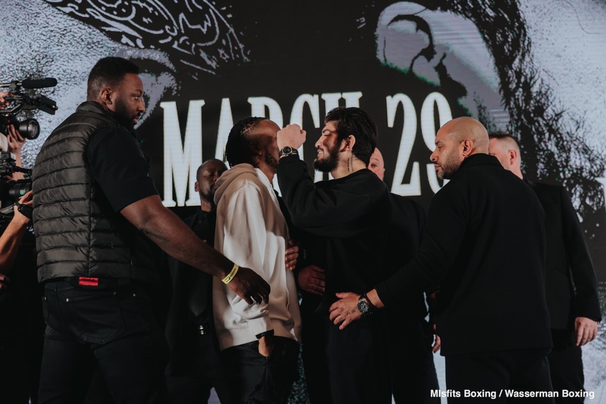 KSI Sparks Chaos with Pancake Slap at Press Conference Ahead of Dillon Danis Fight