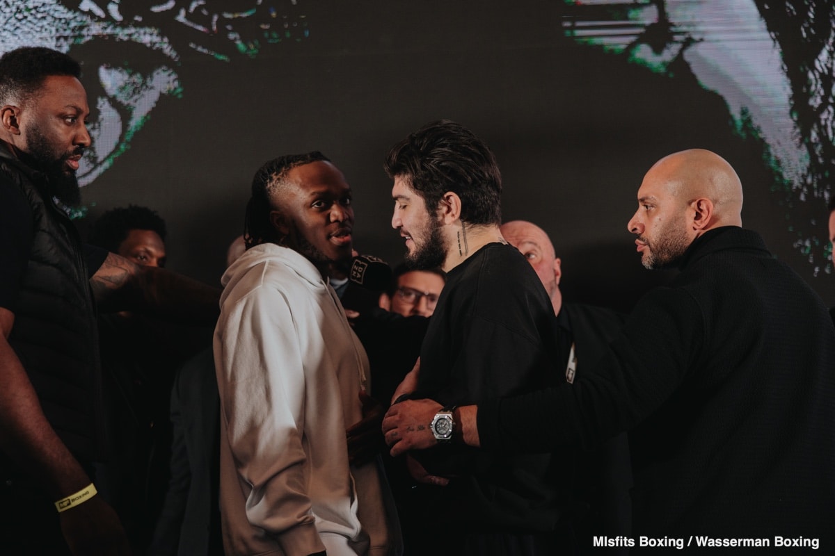 KSI Sparks Chaos with Pancake Slap at Press Conference Ahead of Dillon Danis Fight