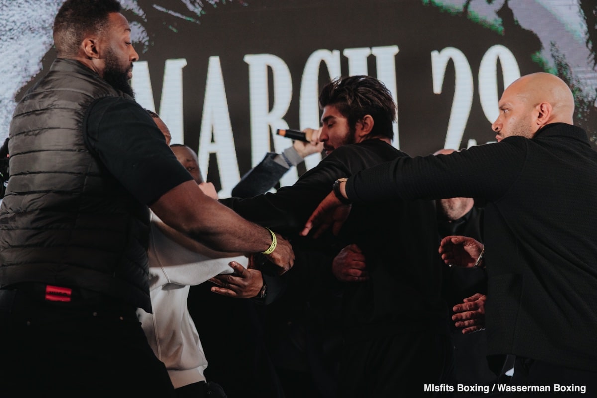 KSI Sparks Chaos with Pancake Slap at Press Conference Ahead of Dillon Danis Fight