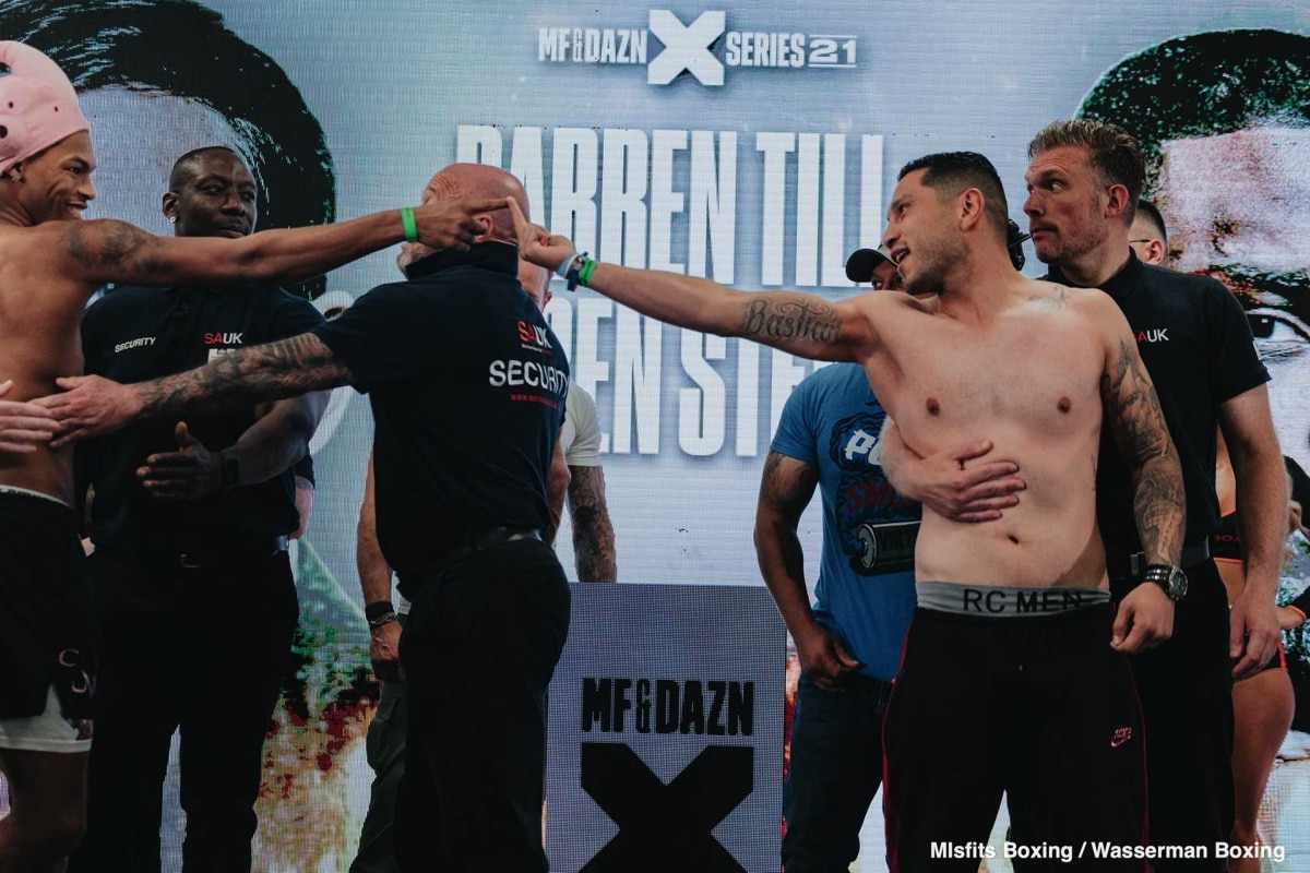 Till aims to destroy again as Stewart stumbles into Misfits boxing debut 4 Till aims to destroy again as Stewart stumbles into Misfits boxing debut