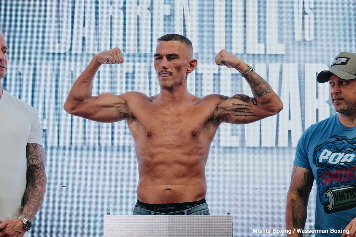 Till aims to destroy again as Stewart stumbles into Misfits boxing debut 5 Till aims to destroy again as Stewart stumbles into Misfits boxing debut