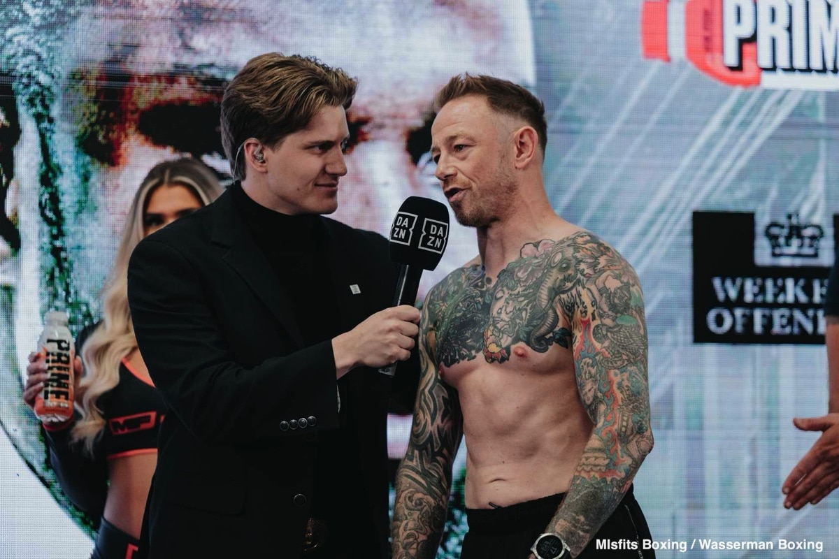 Till aims to destroy again as Stewart stumbles into Misfits boxing debut 7 Till aims to destroy again as Stewart stumbles into Misfits boxing debut