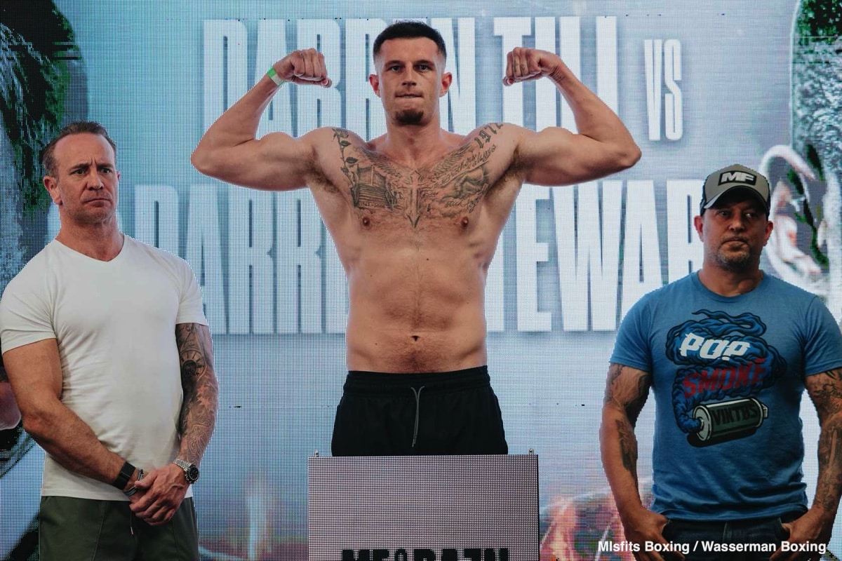 Till aims to destroy again as Stewart stumbles into Misfits boxing debut 9 Till aims to destroy again as Stewart stumbles into Misfits boxing debut