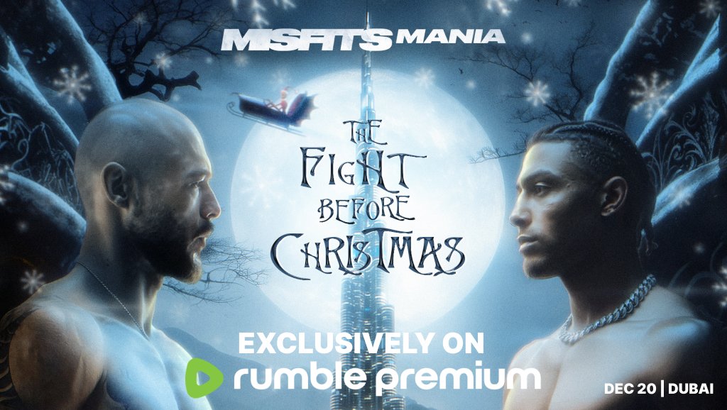 Andrew Tate vs Chase DeMoor to be Streamed Exclusively on Rumble Premium